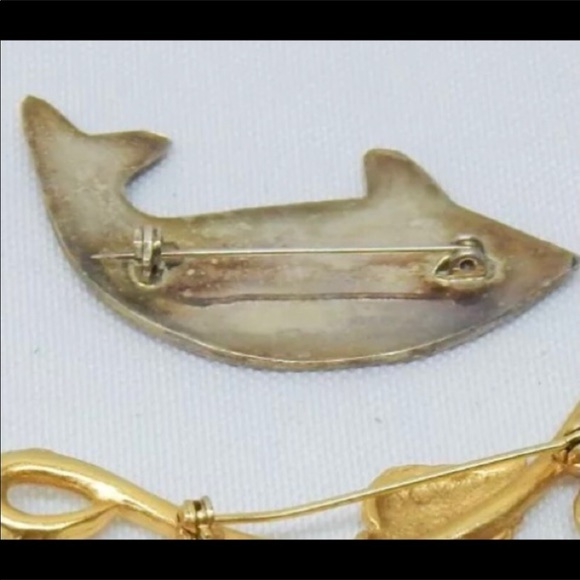 Vintage Silver Tone another Pearl Brooch. - Picture 2 of 4